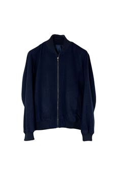 MEN'S BLUE BOMBER JACKET WITH EXTÈ ZIP Extè | ZEUS/STMBLU