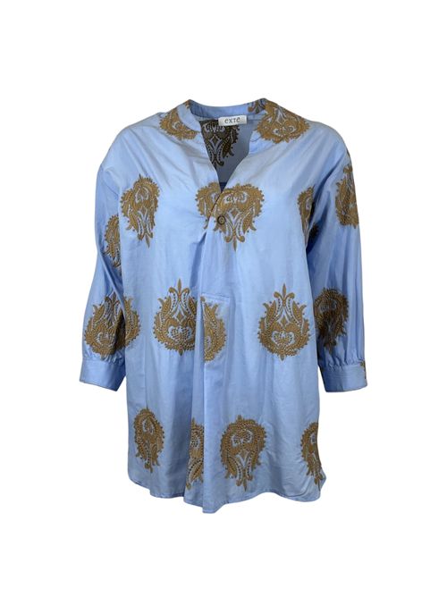 Extè WOMEN'S BLUE FANTASY SHIRT Extè | ART.6107AZZURRO