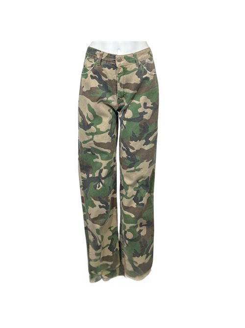 PANTALONE MILITARE DONNA VICOLO p/e VICOLO | DB3368MILITARE