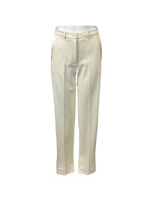 PANTALONE CLASSICO DONNA VICOLO BIANCO p/e VICOLO | TB0048BIANCO