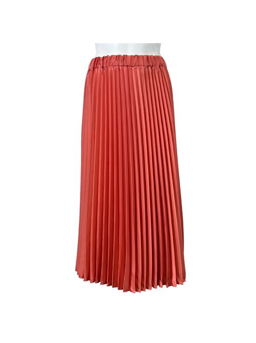 RED PLEATED SKIRTALLEY VICOLO | TB0358ROSSO