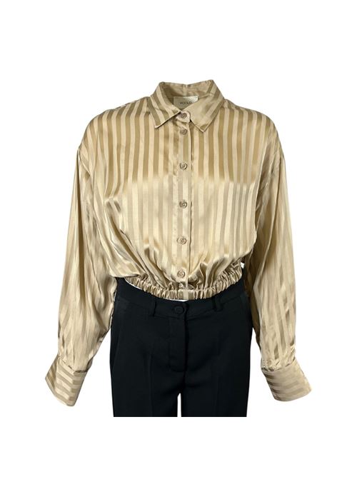 WOMEN'S STRIPED SHIRT LIGHT BEIGE VICOLO VICOLO | TB0437BEIGE